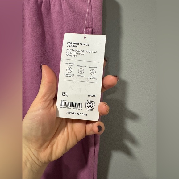 NWT Athleta Forever Fleece Jogger Size XL - Picture 6 of 10